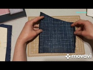Сашико  Куртка из б/у джинсы