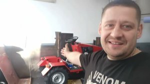 задняя навеска и спидометр  на мини трактор