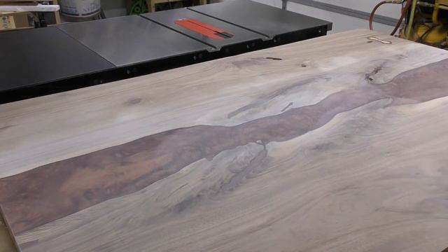 Шлифовка и покрытие первым слоем твердого воска/River Table Sanding Finishing смотреть онлайн