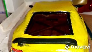 Ауди р8 Булкина из пластилина, копия своими руками!