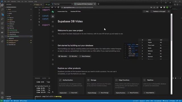 Supabase Database Course - Fetch, Create, Modify, Delete Data (React / Supabase CRUD Tutorial) смотреть онлайн