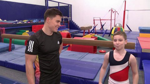 Для школьника из Донецка тренировку провел олимпийский чемпион Никита Нагорный