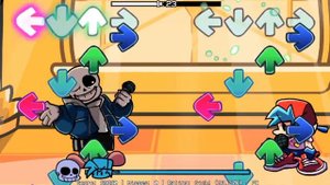 FNF SKELETON BROS: Not enough no mises | Песня санса без промахов