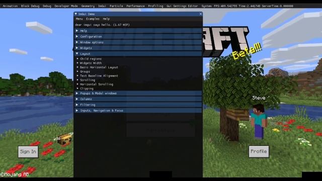 In-Game Editors - Minecraft Bedrock Leaks