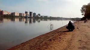 Омск, ловля чебака на Иртыше