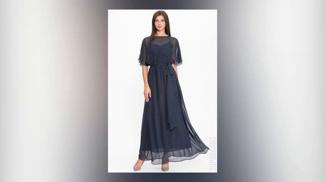 Синее вечернее платье январь 2016 смотреть онлайн