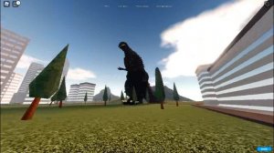 Шин Годзилла против Ангириуса в roblox!