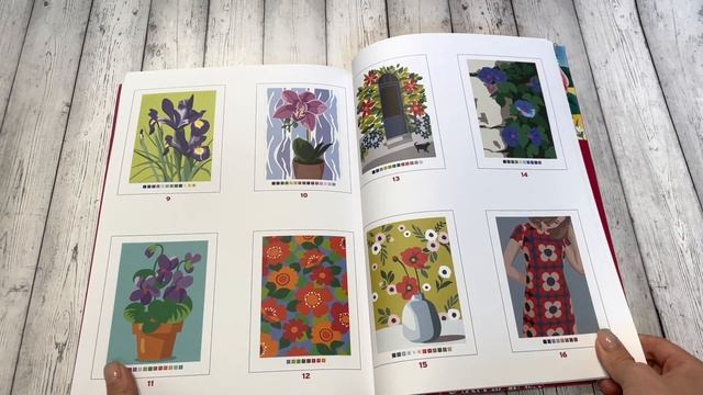 Обзор новой цветочной раскраски по номерам «Fleurs» от hachette