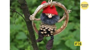 30 Оригинальных Новогодних Поделок Из Шишек Своими Руками