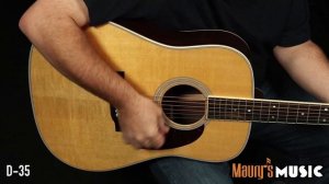 Martin Guitar Comparison - D-35 vs D-28