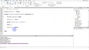 Roblox Debounce Tutorial