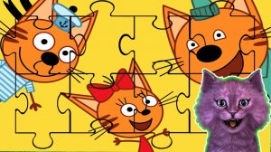 ТРИ КОТА ГОТОВКА ЕДЫ НА ПИКНИК, СОБИРАЕМ ПАЗЛЫ С ГОВОРЯЩИМ КОТЕНКОМ АБИ ( игра для детей ) Android