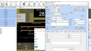 Contacts NW using FT991A Speech Processor & Equalizer Ham Radio Deluxe Log Rig Control & Log Book