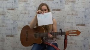 Видеоурок на гитаре Secrets by Anastasya Danilina (OneRepublic)