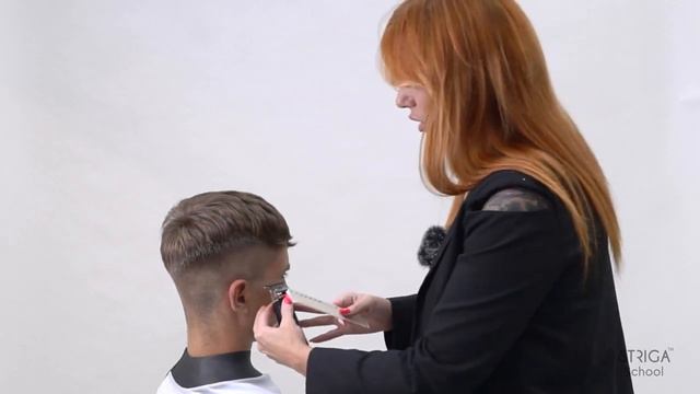 мужская модельная стрижка