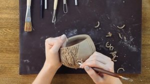 Виды декорирования посуды из глины