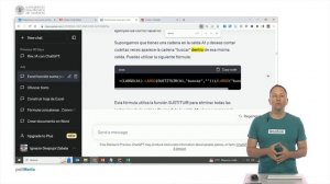 Uso de ChatGPT. Excel | 13/21 | UPV