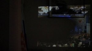 Видео с проектора (с черным пятном)