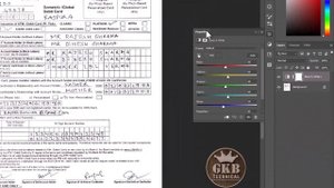 How to remove Handwritten Text, Stamp, Signature from Document | Clean any document in Photoshop