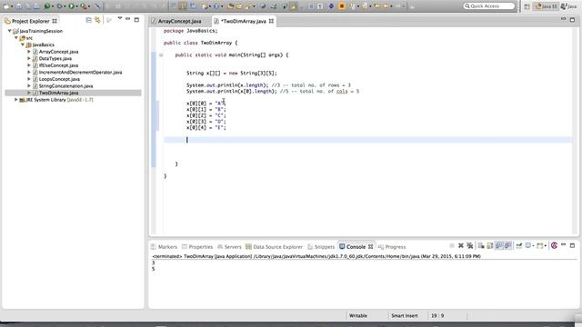 What is Two Dimension (2D) Array In Java - Core Java - Part -5
