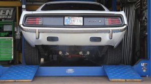 1970 Plymouth Cuda Exhaust Black Widow