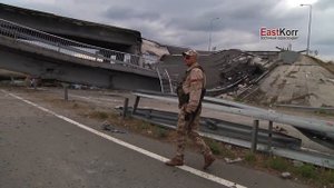 Взорванный мост под Роскошном
