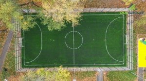 Минифутбольная площадка 660 м2. Газон DiaSport ProfiFootball M60. г. Москва ул. Вешняковская 41А