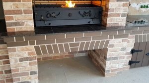Барбекю-Комплекс из кирпича ручной формовки