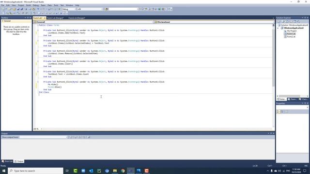 Learn Visual Basic #5 ListBox- ComboBox. смотреть онлайн