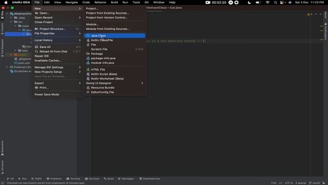 Abstract Class in Java