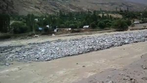 Сель в Хороге (Памир) смыла кишлак