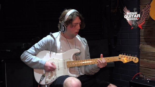 Gabe playing a cover of Smells like teen spirit
