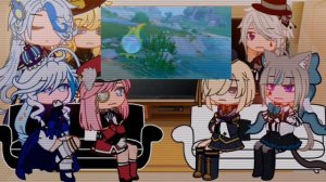 Fontaine Characters react to 4.1 trailer || Gacha || Genshin Impact
