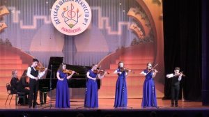 Ансамбль ВиолинКИ Раменской ДШИ N1на отчётном концерте школы 01.04.2022