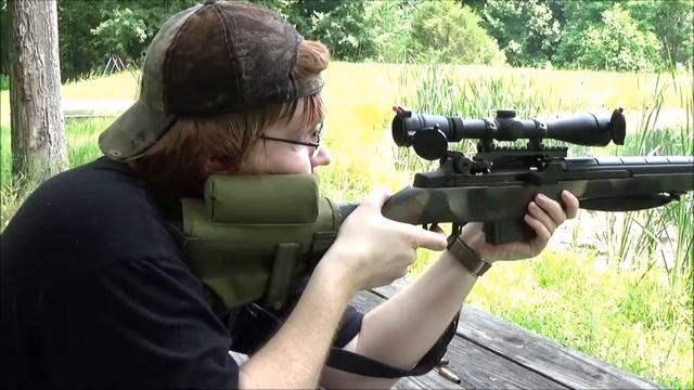 M1A Loaded vs Monster can at pond. смотреть онлайн