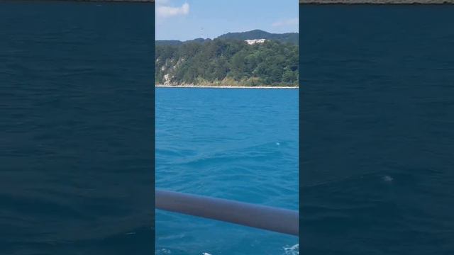 Морская прогулка на теплоходе в г.Туапсе #море #морезовёт #мореотдых #туапсе #отдых