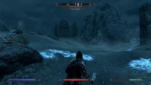 Skyrim Solo Dragon fight Legendary Difficultyno followers no summons no crafting