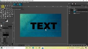 How to outline text in GIMP