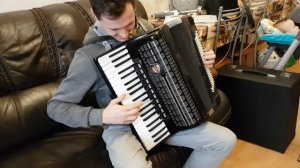 проверка аккордеона на разных регистрах! Впервые с подтанцовкой!!!