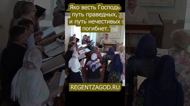 Яко весть Господь путь праведных, и путь нечестивых погибнет