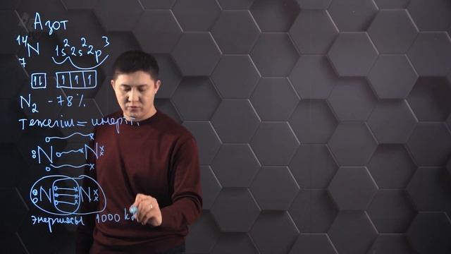 Азот молекуласының құрылымы мен қасиеттері. 11 сынып. смотреть онлайн