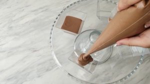 Трайфлы " три шоколада ". Очень лёгкий и вкусный мусс.