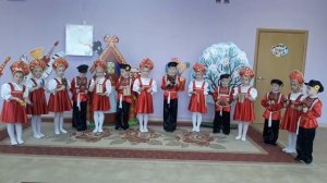 Оркестр шумовых инструментов "На горе-то калина"  "Детский сад №9 "Родник"  Калининградская обл.