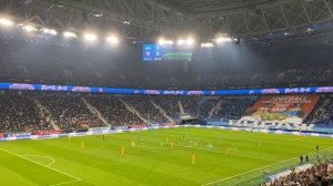 Поход с детьми на футбольный матч Зенит-Арсенал на Газпром Арене