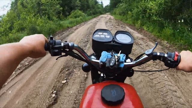 Мотоцикл ИЖ-Планета 5 POV Test от первого лица / test drive from the first person смотреть онлайн
