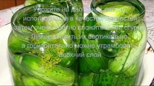 горячий способ засолки огурцов