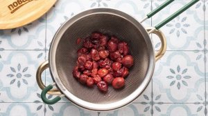 Кисель из замороженной вишни