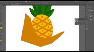 Как нарисовать ананас в Adobe Illustrator. Урок для начинающих