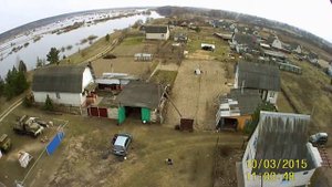 Разлив реки Сож. Кричев д. Глушнево