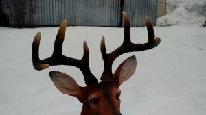 ОБЗОР САДОВАЯ ФИГУРА  ОЛЕНЬ